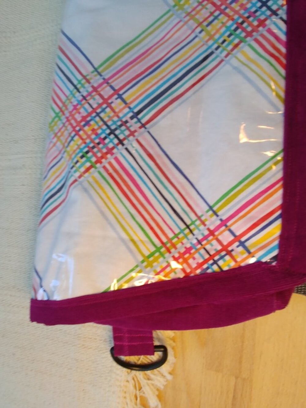 Handlebar Bag in Rainbow Stripes - Picture 4 of 7